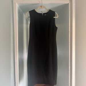 Calvin Klein Classic Black Sleeveless Sheath Dress